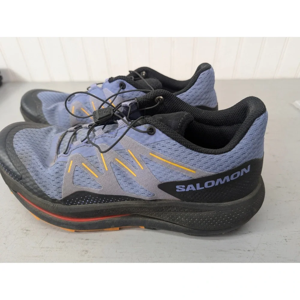 Salomon Ultra Glide Trail Running Shoes Men's 10 Blue Black Orange 416150 Hiking